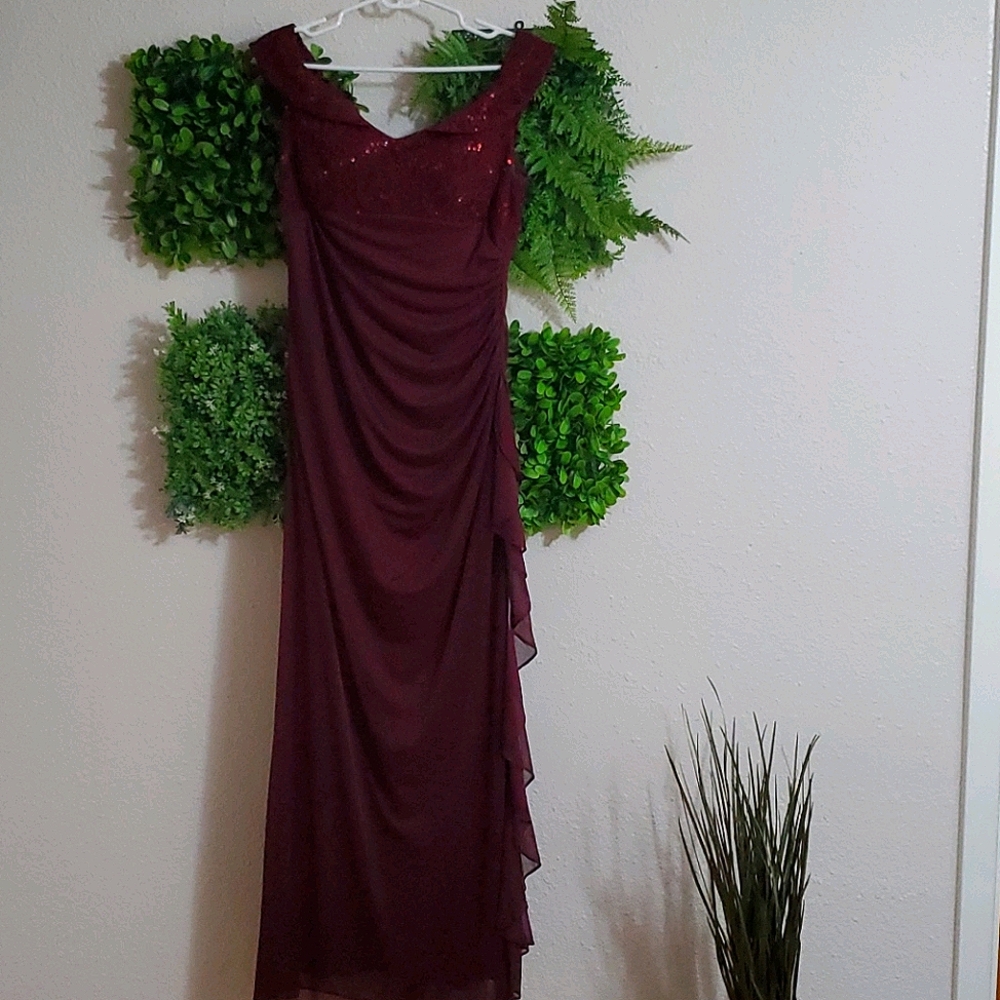 Formal Burgundy Dress (B & A brand)